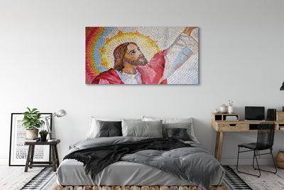 Glasbilder Jesus-mosaik