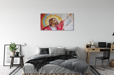 Glasbilder Jesus-mosaik