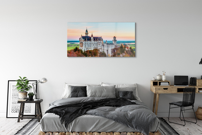 Glasbilder Deutschland schloss herbst münchen