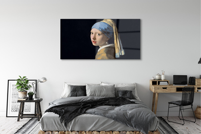 Glasbilder Kunst-mädchen mit dem perlenohrring