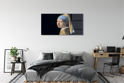 Glasbilder Kunst-mädchen mit dem perlenohrring
