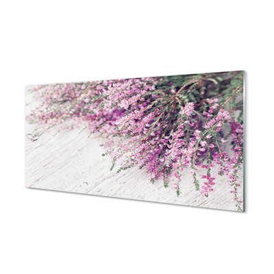 Glasbilder Platten blumen