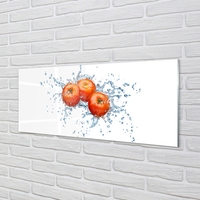 Glasbilder Tomaten wasser