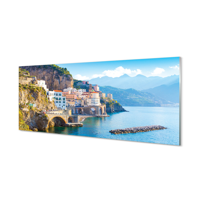 Glasbilder Seeschiffe aus italien küste