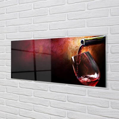 Glasbilder Rotwein