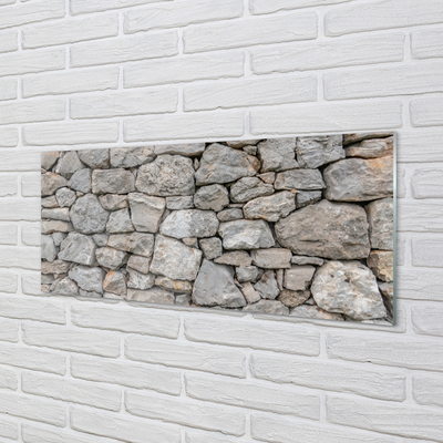 Glasbilder Wandsteinmauer