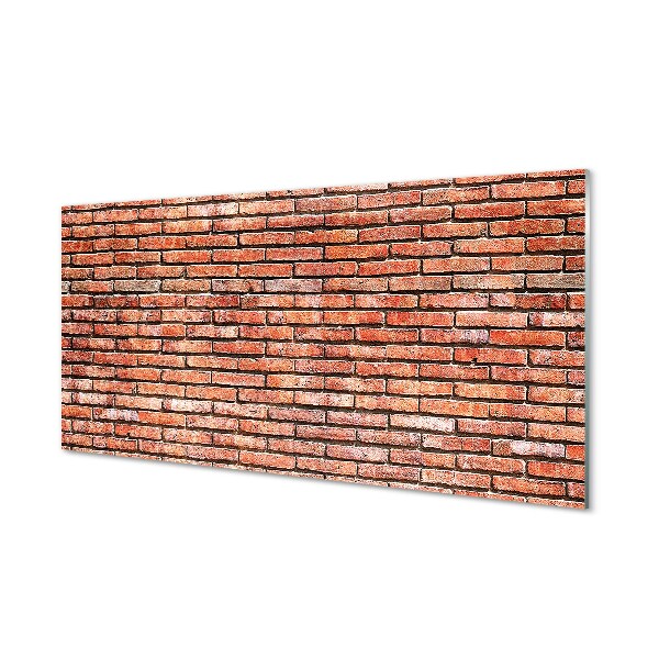 Glasbilder Vintage brick wall