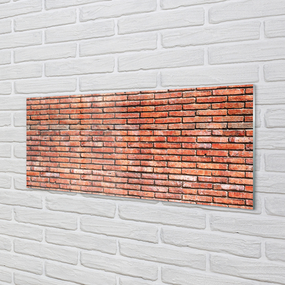 Glasbilder Vintage brick wall