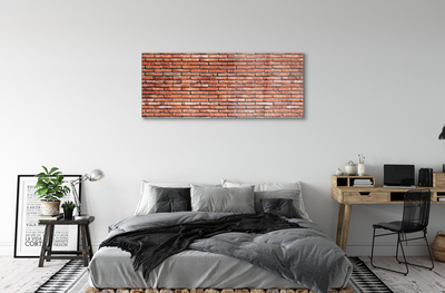 Glasbilder Vintage brick wall