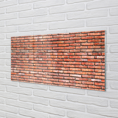 Glasbilder Vintage brick wall