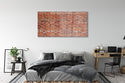 Glasbilder Vintage brick wall