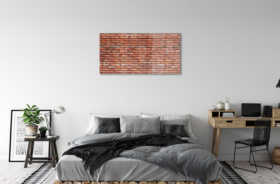 Glasbilder Vintage brick wall