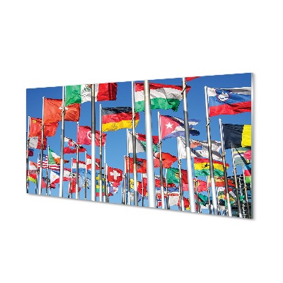 Glasbilder Flagge