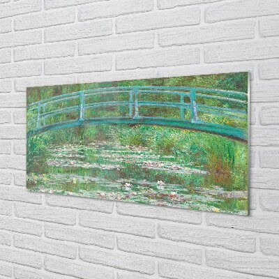 Glasbilder Brücke gemalt kunst