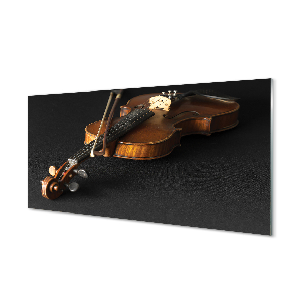 Glasbilder Violine