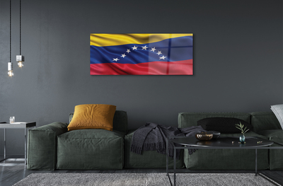 Glasbilder Venezuela flag