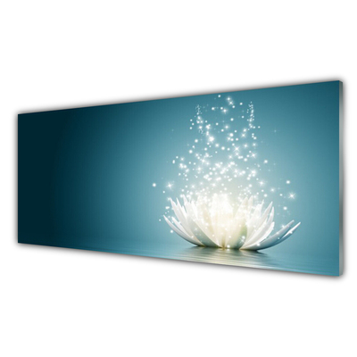 Glasbilder Lotosblüte Blume Pflanzen