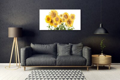 Glasbilder Sonnenblumen Pflanzen