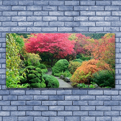 Glasbilder Garten Blütenbaum Natur