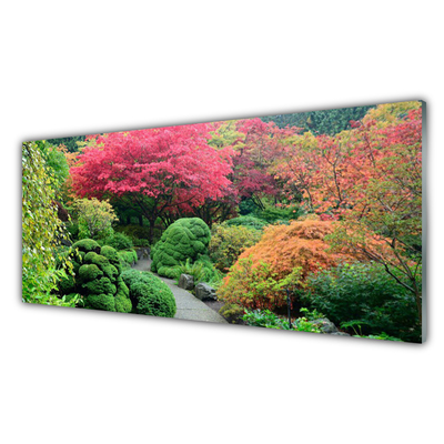 Glasbilder Garten Blütenbaum Natur