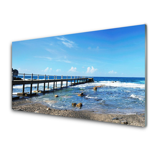 Glasbilder Meer Strand Landschaft