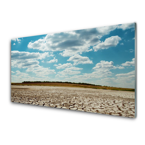Glasbilder Wüste Landschaft