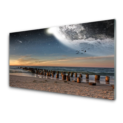 Glasbilder Meer Strand Landschaft