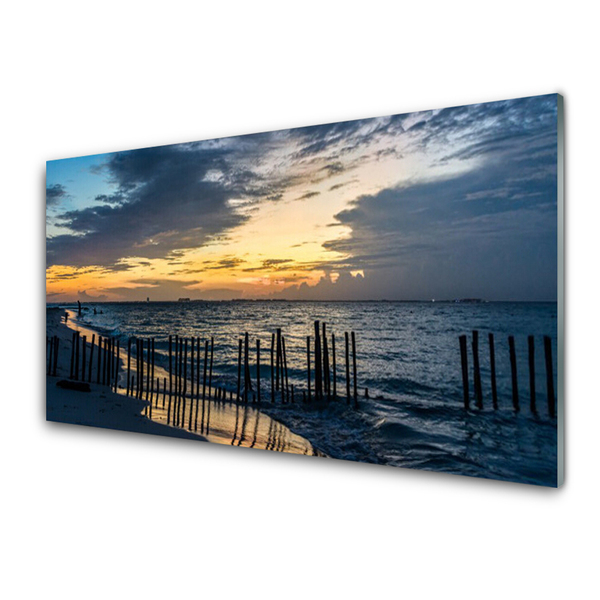 Glasbilder Meer Strand Landschaft