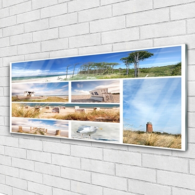 Glasbilder Meer Landschaft