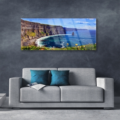 Glasbilder Meerbusen Landschaft
