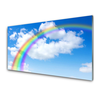 Glasbilder Regenbogen Natur