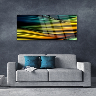 Druck auf Glas Abstrakt Kunst