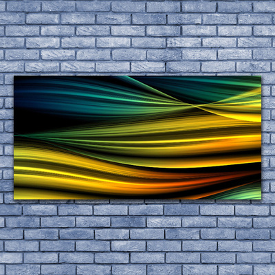 Druck auf Glas Abstrakt Kunst