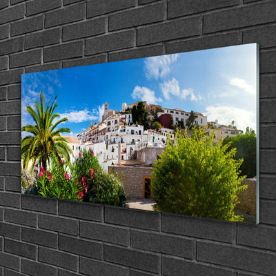 Druck auf Glas Stadt Landschaft