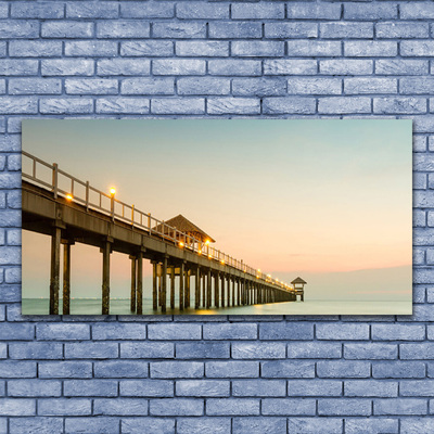 Druck auf Glas Brücke Architektur