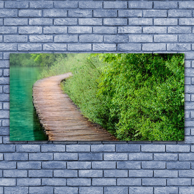 Druck auf Glas Brücke Architektur