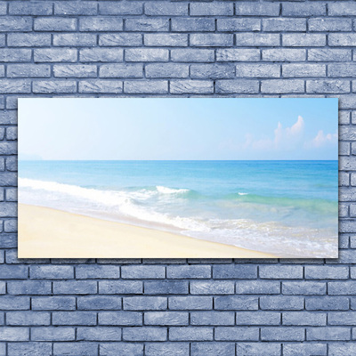 Druck auf Glas Strand Meer Landschaft