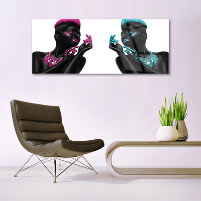 Druck auf Glas Figuren Kunst