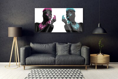 Druck auf Glas Figuren Kunst