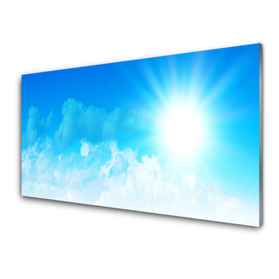 Druck auf Glas Sonne Himmel Landschaft