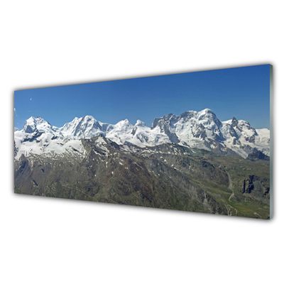 Druck auf Glas Gebirge Landschaft