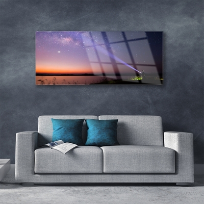 Druck auf Glas Himmel Meer Landschaft