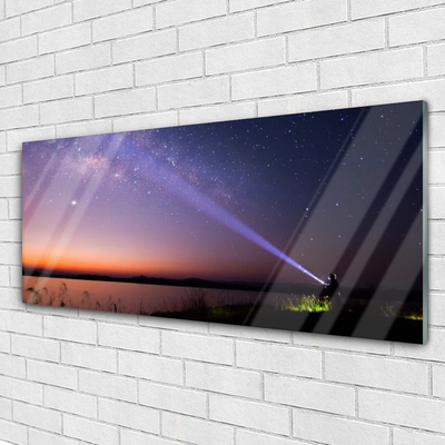 Druck auf Glas Himmel Meer Landschaft
