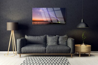 Druck auf Glas Himmel Meer Landschaft
