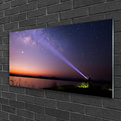 Druck auf Glas Himmel Meer Landschaft
