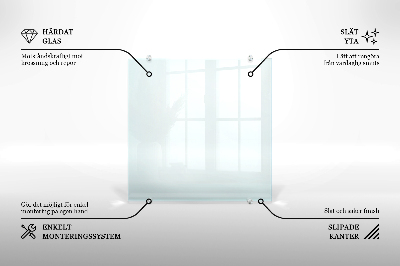 Glas Küchenpaneel transparentes