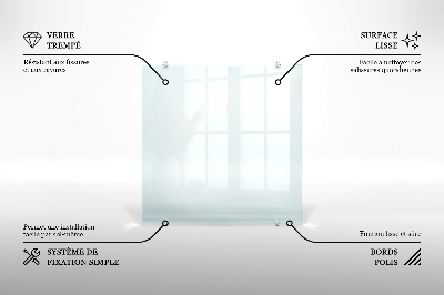 Glas Küchenpaneel transparentes