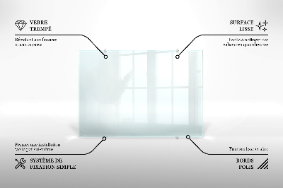 Glas Küchenpaneel transparentes
