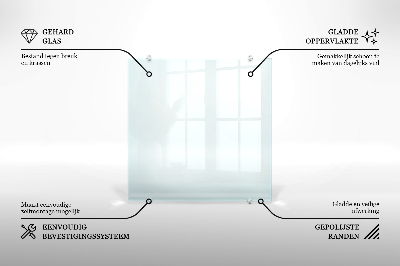 Glas Küchenpaneel transparentes