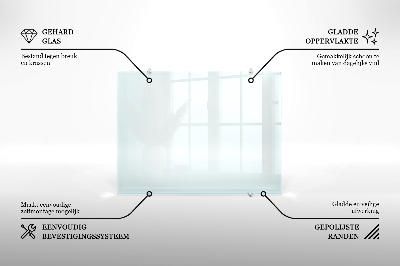 Glas Küchenpaneel transparentes